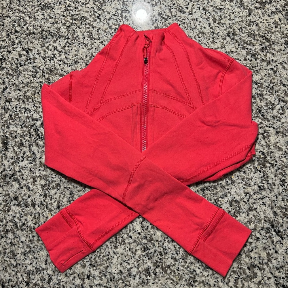 lululemon zip up jacket- pink